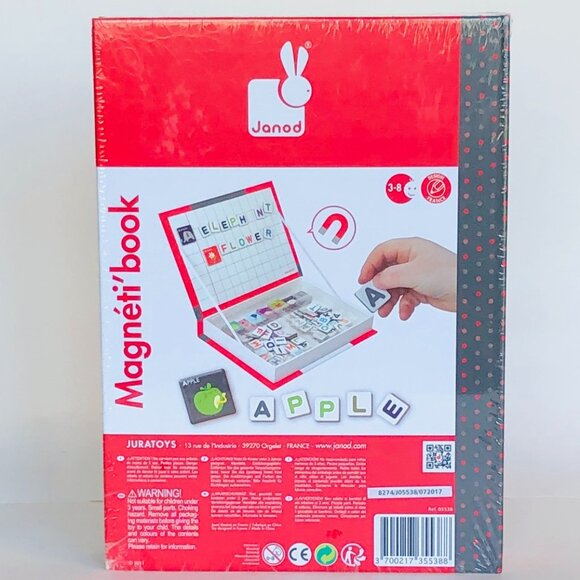 New Sealed Janod Magneti’Book English Alphabet• 3 to 8 Years - Picture 11 of 13